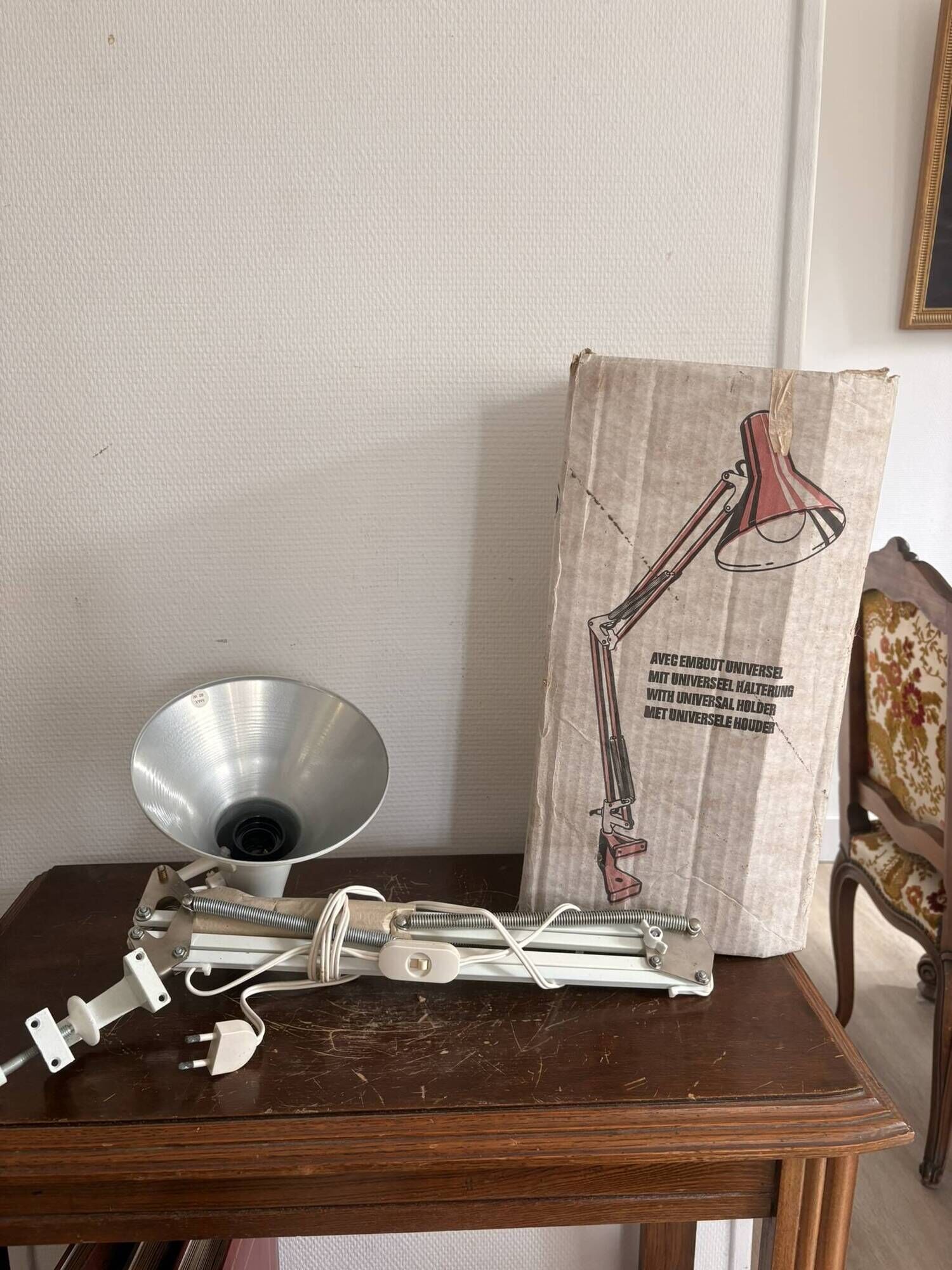 Vintage Articulated Architect Lamp Ledu Sweden Brand New Old Stock NOS