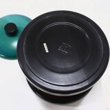 Postmodern Italian Wooden Ice Bucket by Pietro Manzoni 1980s