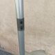Vintage floor lamp grey metal