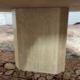 Vintage travertine coffee table from the 70s