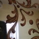 Large brasserie bistro mirror in eglomised glass
