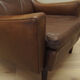 Brown leather armchair, Danish design, 1960s, designer: Edmund Jørgensen