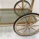 Golden vintage rolling service