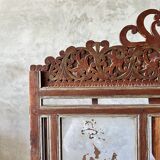 Small Indonesian screen in carved wood H:104 L:106