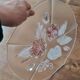 Cake or dessert dish in glass