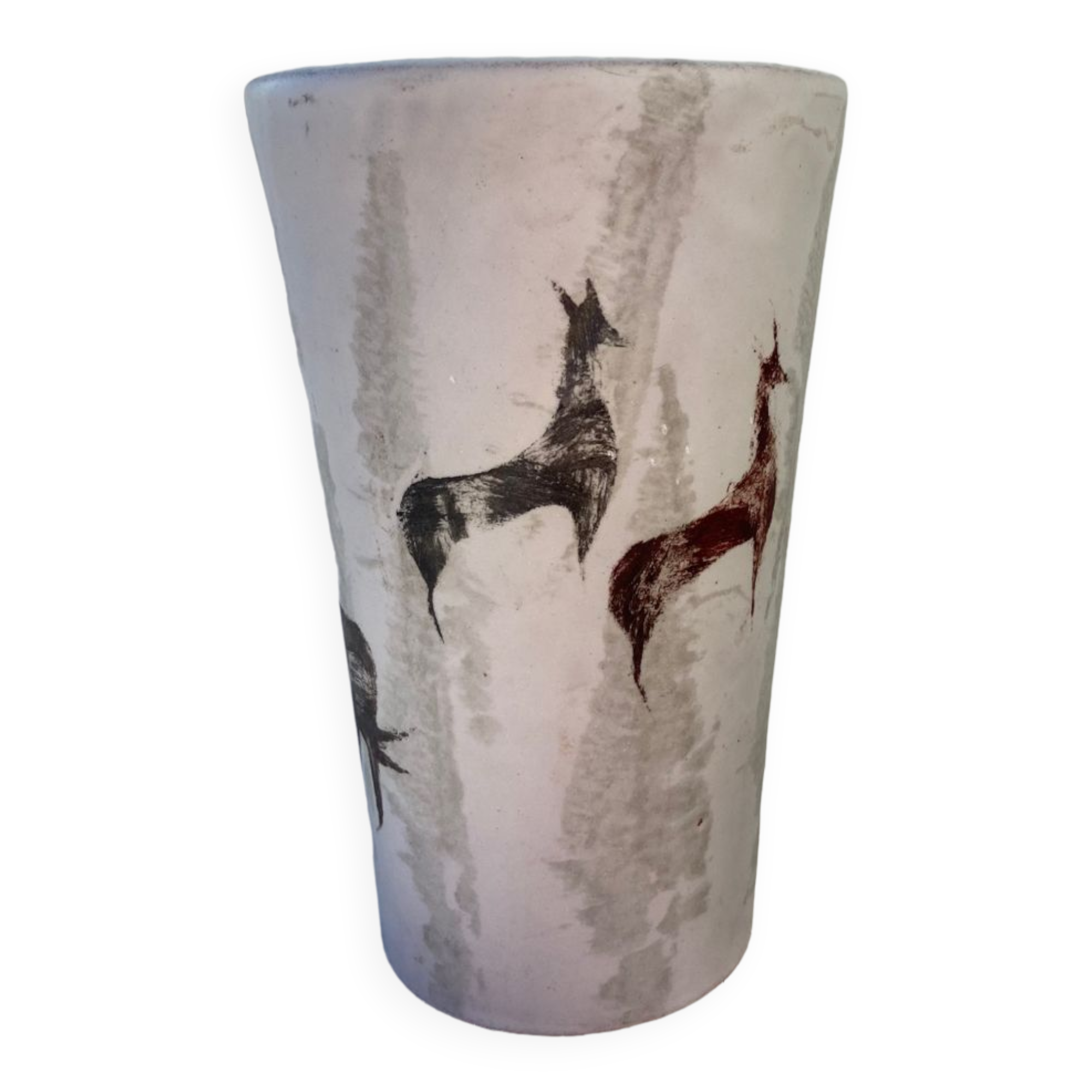 Vase en céramique, Austruy années 60