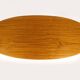 Tulip coffee table in walnut, mid-century modern style, restored by Dřevotvar, 1960s.