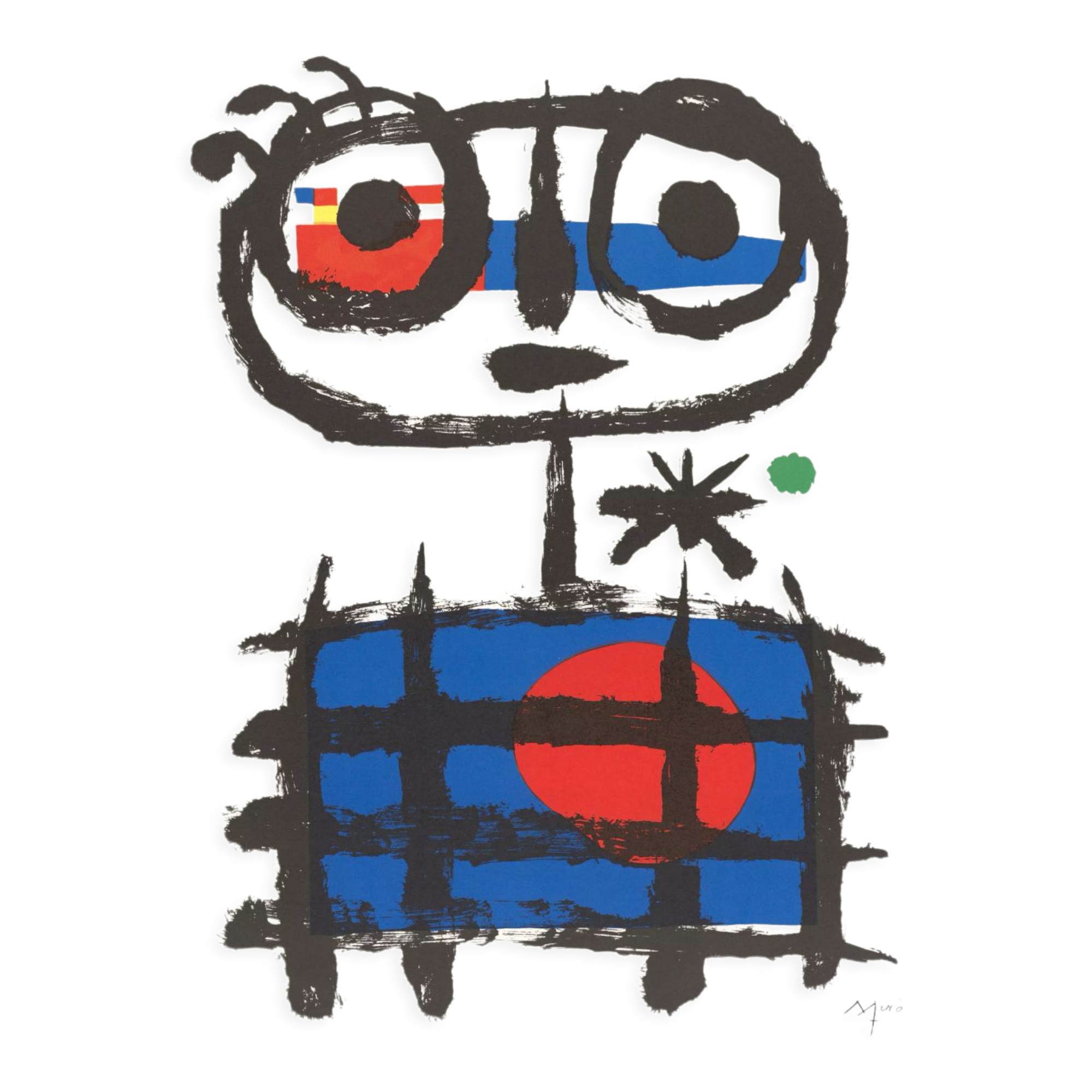 Poster after Joan miró