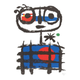 Poster after Joan miró