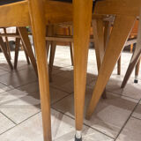 Vintage Scandinavian set – extendable table & 6 chairs