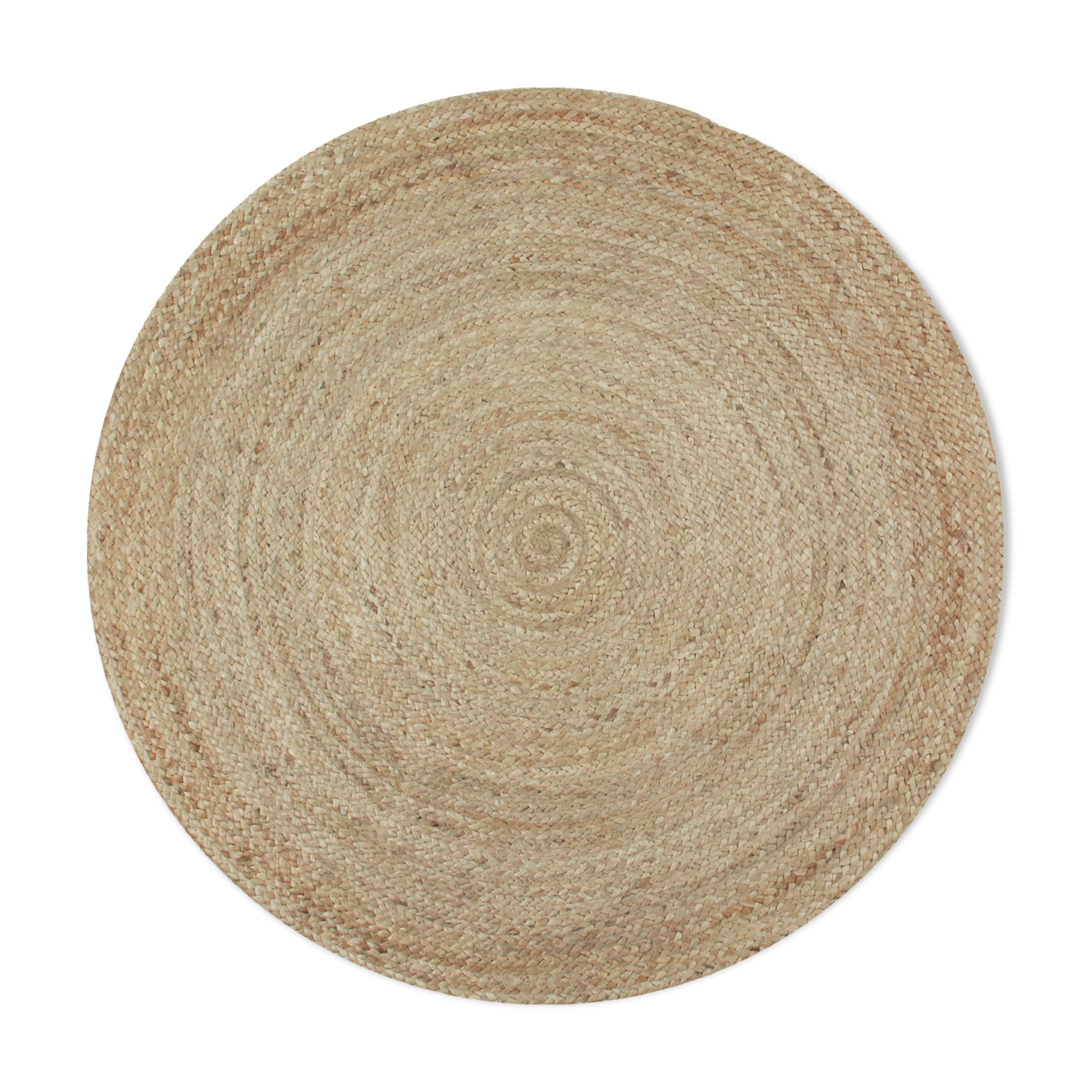 Round jute rug 120 cm