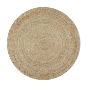 tapis rond en jute 120