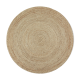Tapis rond en jute 120 cm