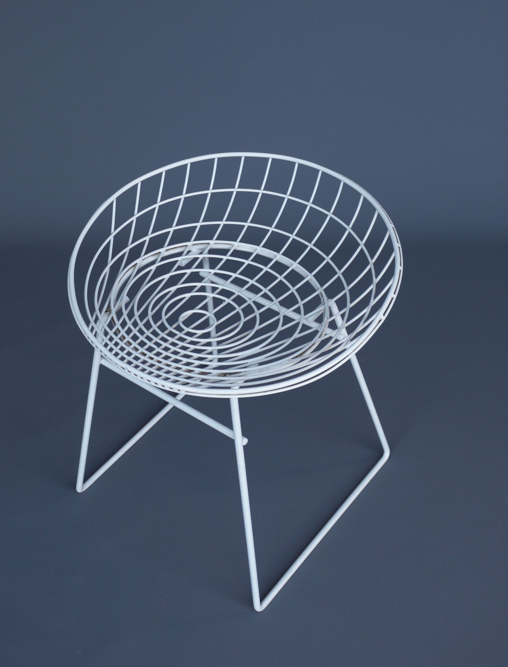 Wire KM05 Stool by Cees Braakman & Adriaan Dekker for Pastoe, 1960s
