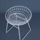 Wire KM05 Stool by Cees Braakman & Adriaan Dekker for Pastoe, 1960s