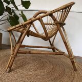 Rattan armchair