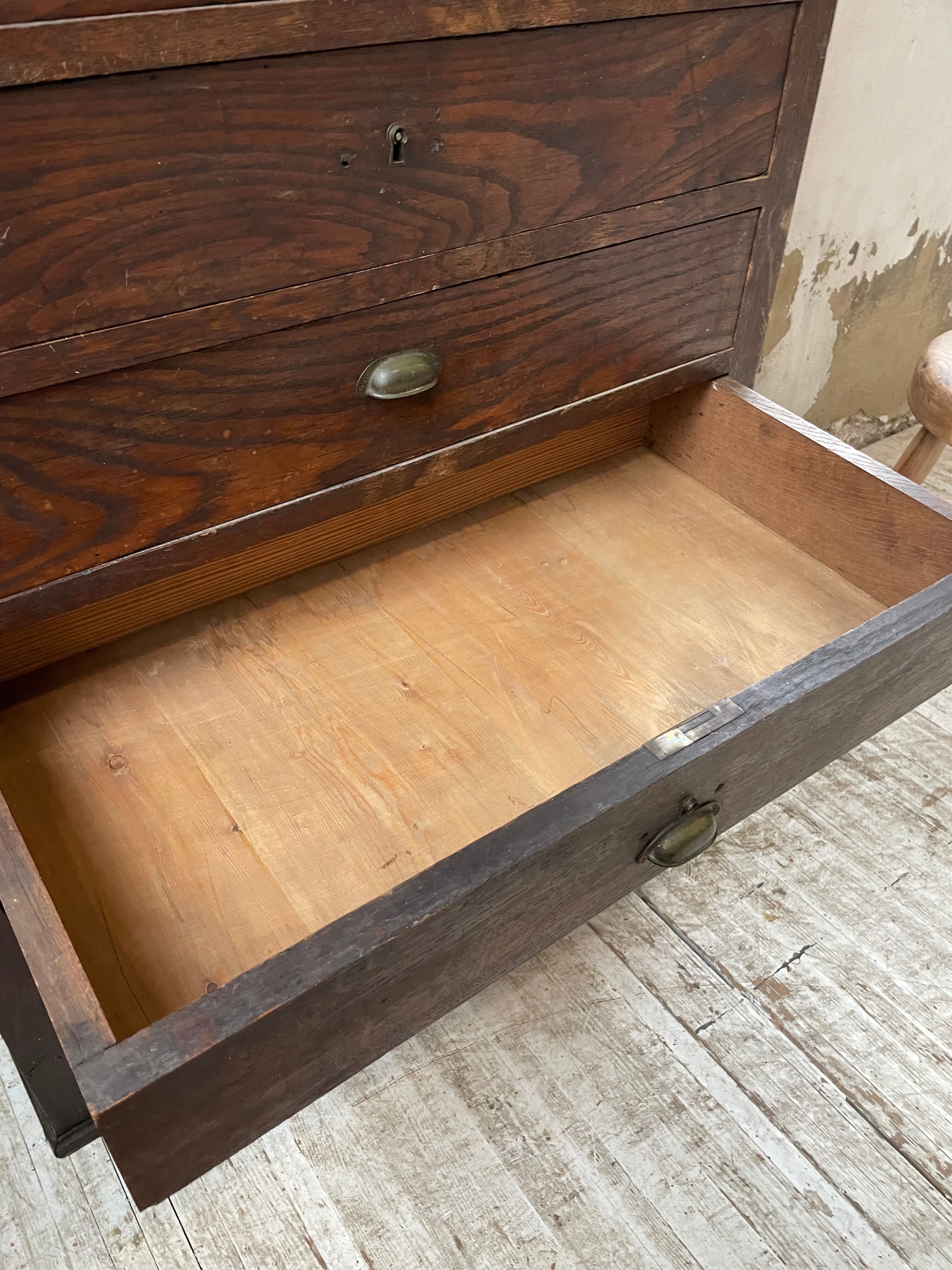 Workshop furniture with drawers XL oak