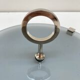 Glass and chrome presentation tray