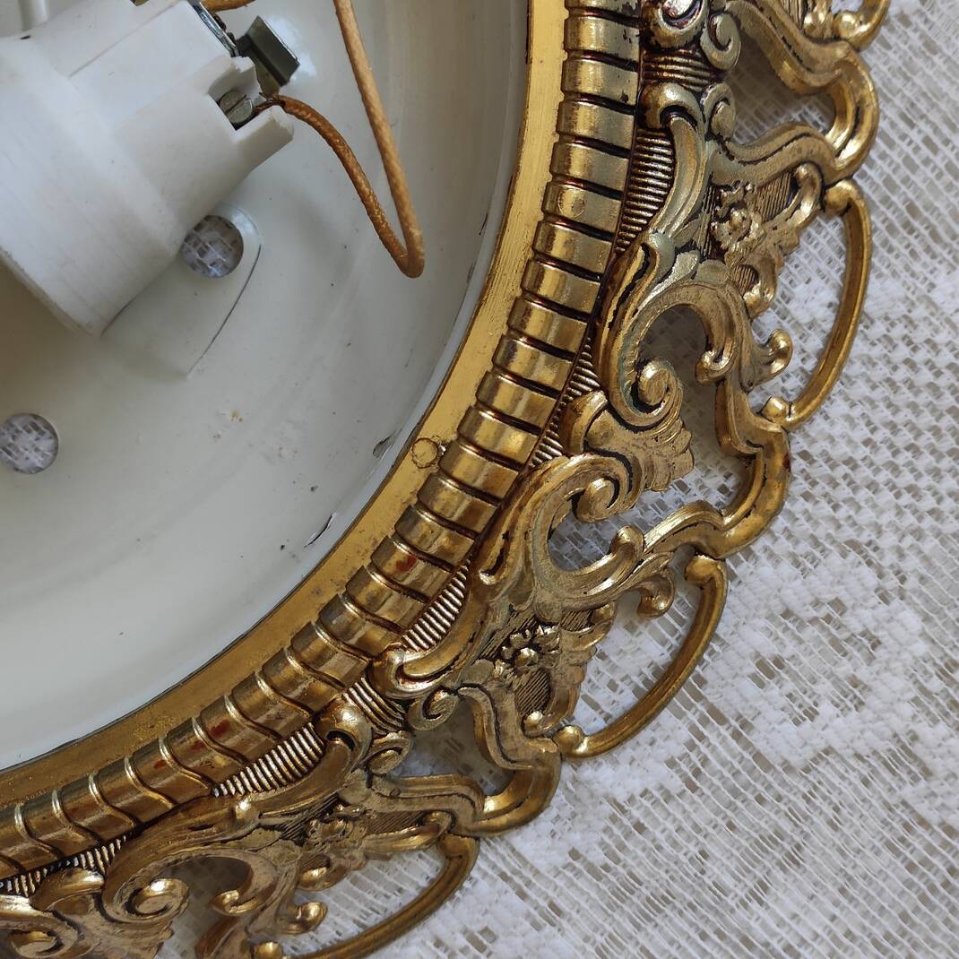 Large globe ceiling light