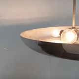 Mid-century Art Deco glass pendant light