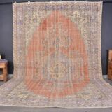 Vintage Oushak Area Carpet sku 2310
