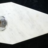 Art deco office lamp in chrome metal