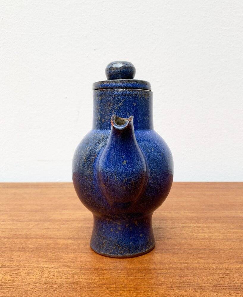 Ceramic teapot from mid-century Germany by Meike Falck Nicolaisen, 1960s.