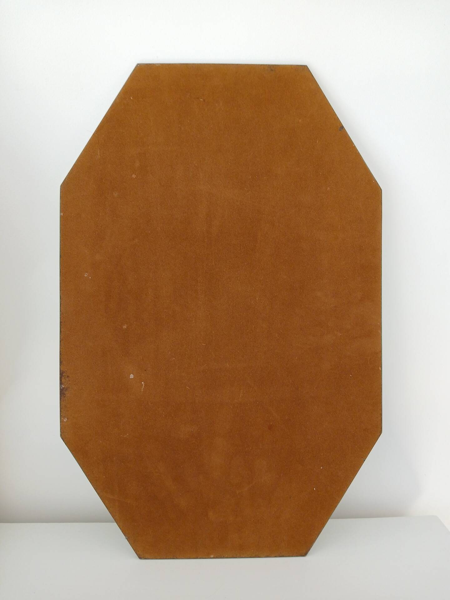 Antique hexagonal mirror