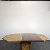 Table en ronce de noyer de Jean Claude Mahey