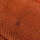 Fauteuil vintage en tweed orangé