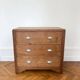 Art Deco chest of drawers in solid oak