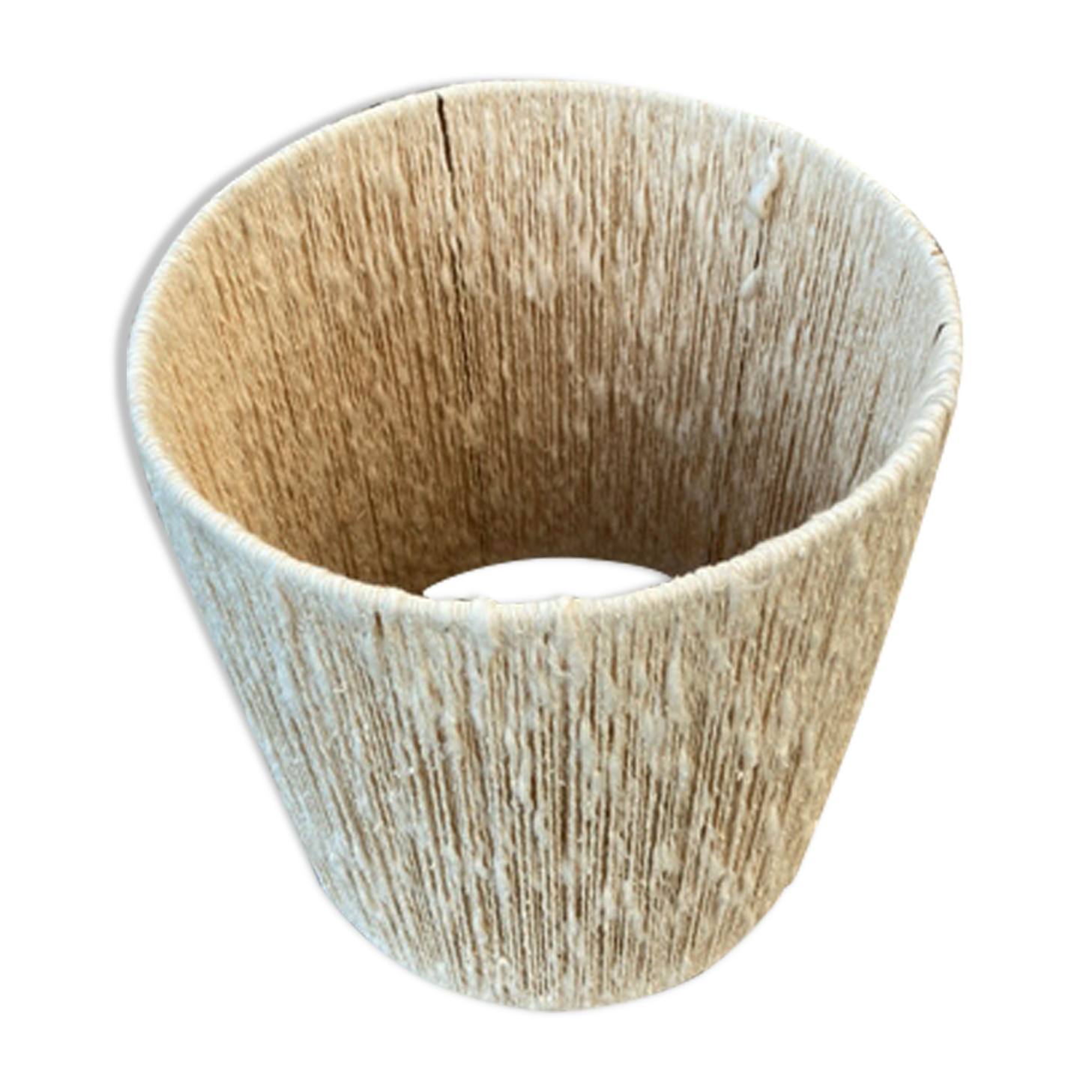 Cylindrical lampshade wool - 70s