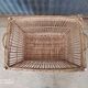 Wicker/rattan vintage laundry bin