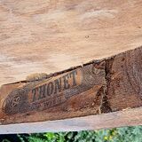 Lot 7 chaises bistrot en bois courbé 1900