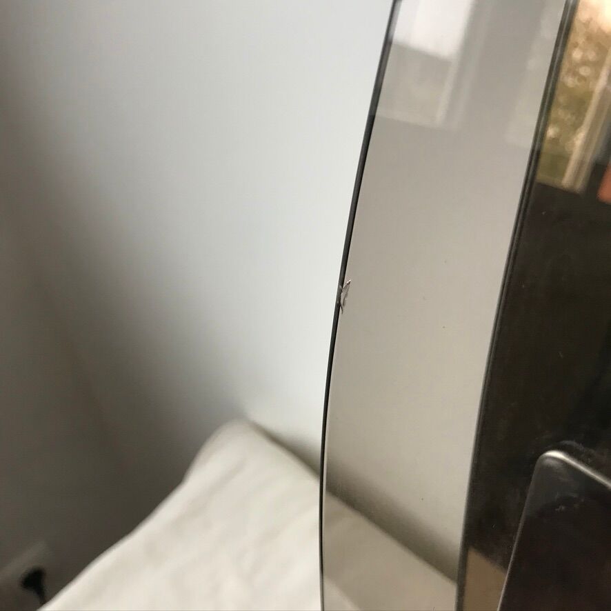 Veca smoked bathroom mirror 79x59cm