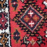 Tapis vintage du Moyen-Orient Hamadan fait main en laine – 40 x 56 cm