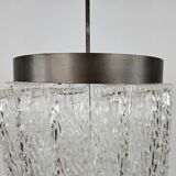 Murano glass chandelier with 14 tubular pendants