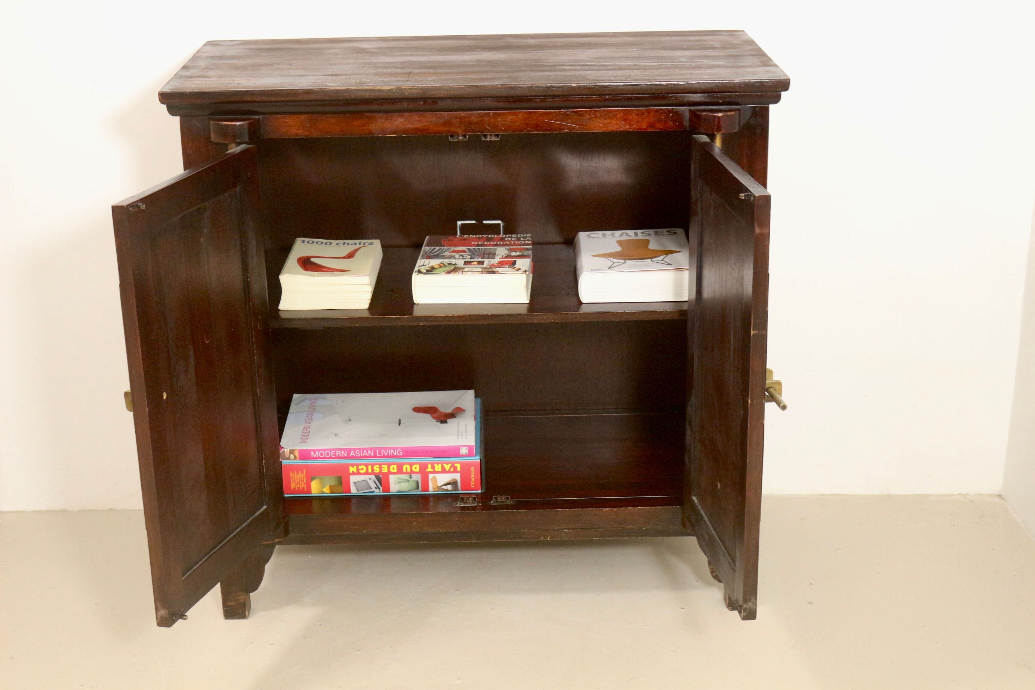 Antique buffet with swing doors Asian design