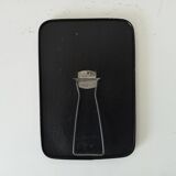 Vintage barber style tabletop mirror