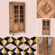 Parisian wardrobe glazed art deco 1930 raw wood