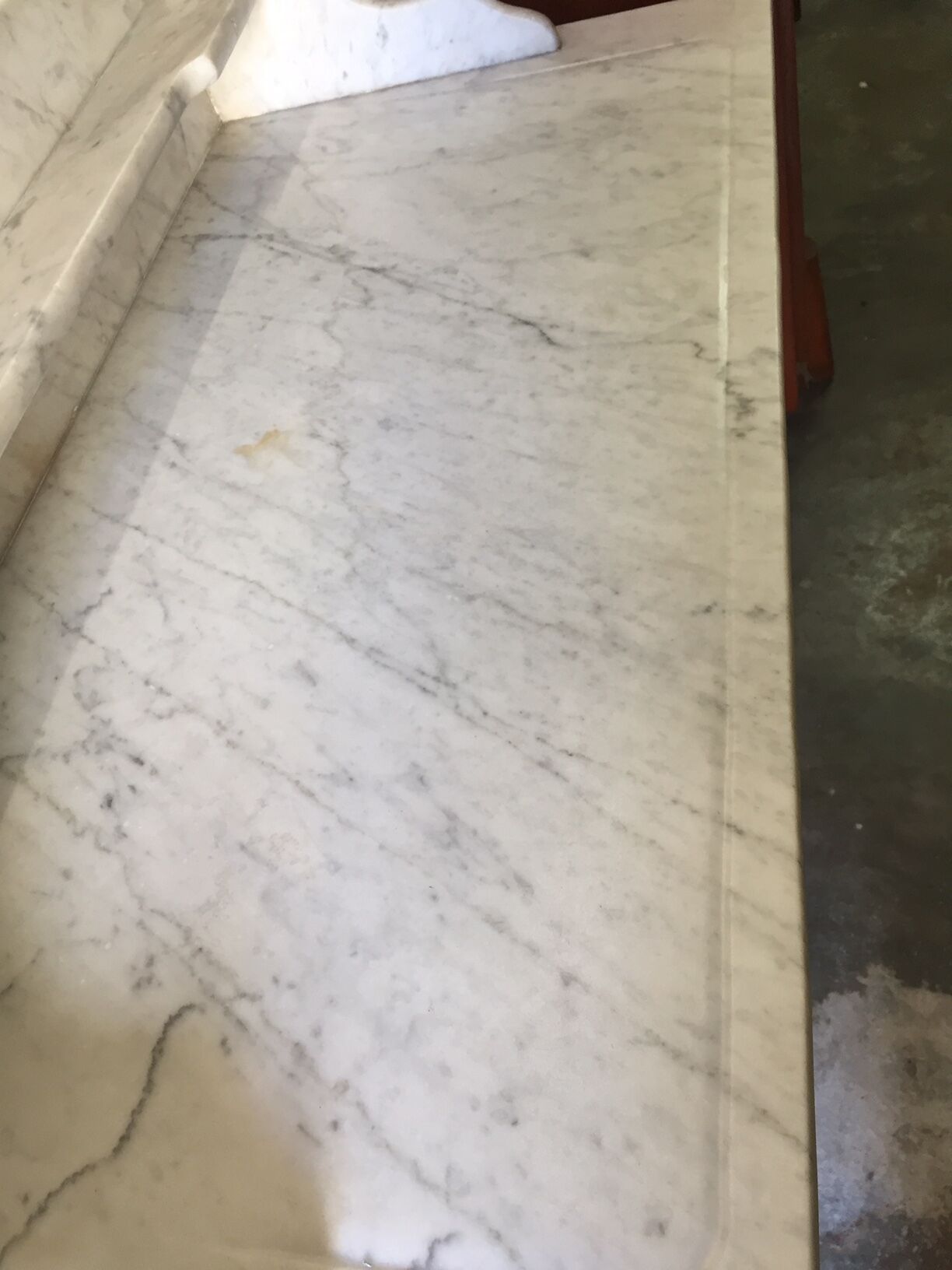 White marble toilet furniture