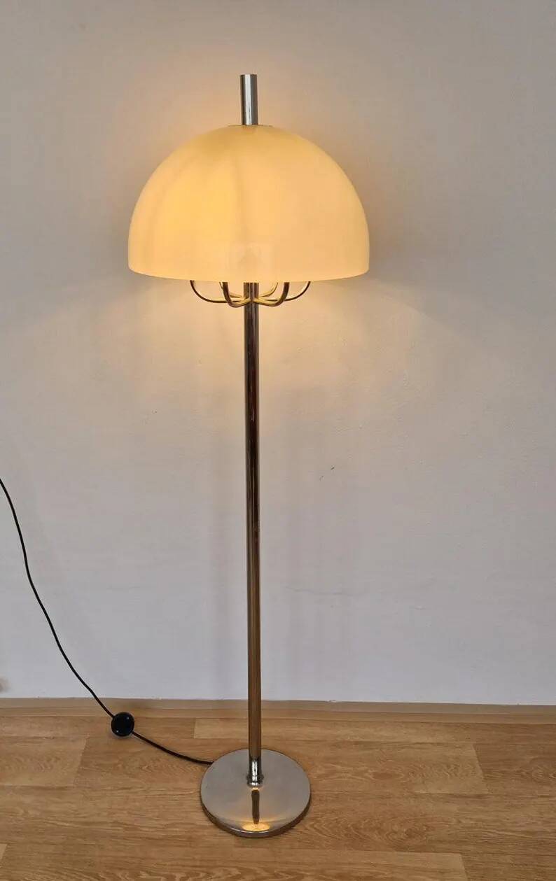 Midcentury Floor Rare Lamp Mushroom, Germany, 1970s
