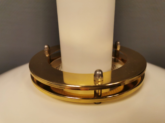 Danish design hanging lamp, from the 80s, produced by Top-Lamper