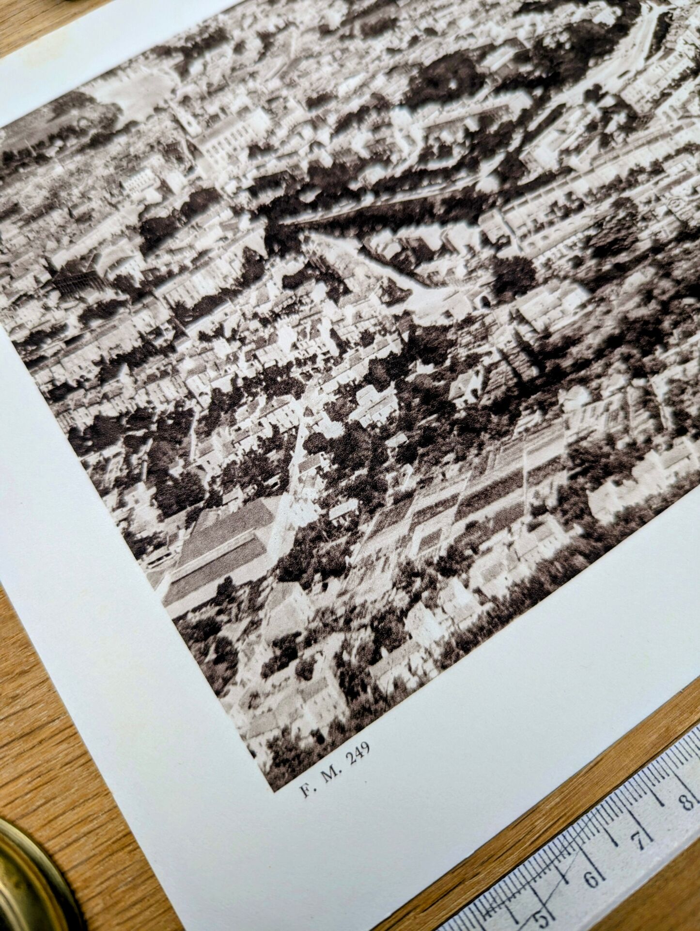 Angoulême, Charente, photo print from 1942.