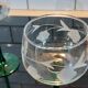 6 Alsace wine glasses art deco decor polished glass