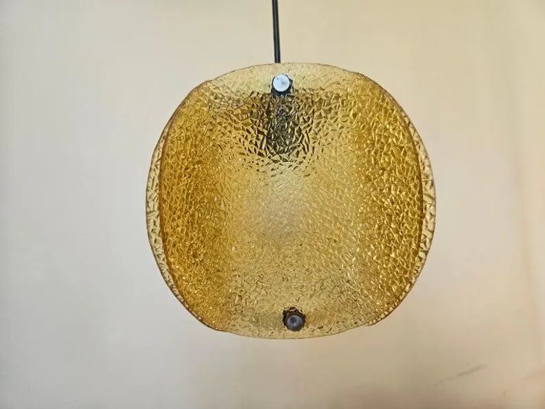 Very Rare Midcentury Glass Pendant, Germany, 1960s