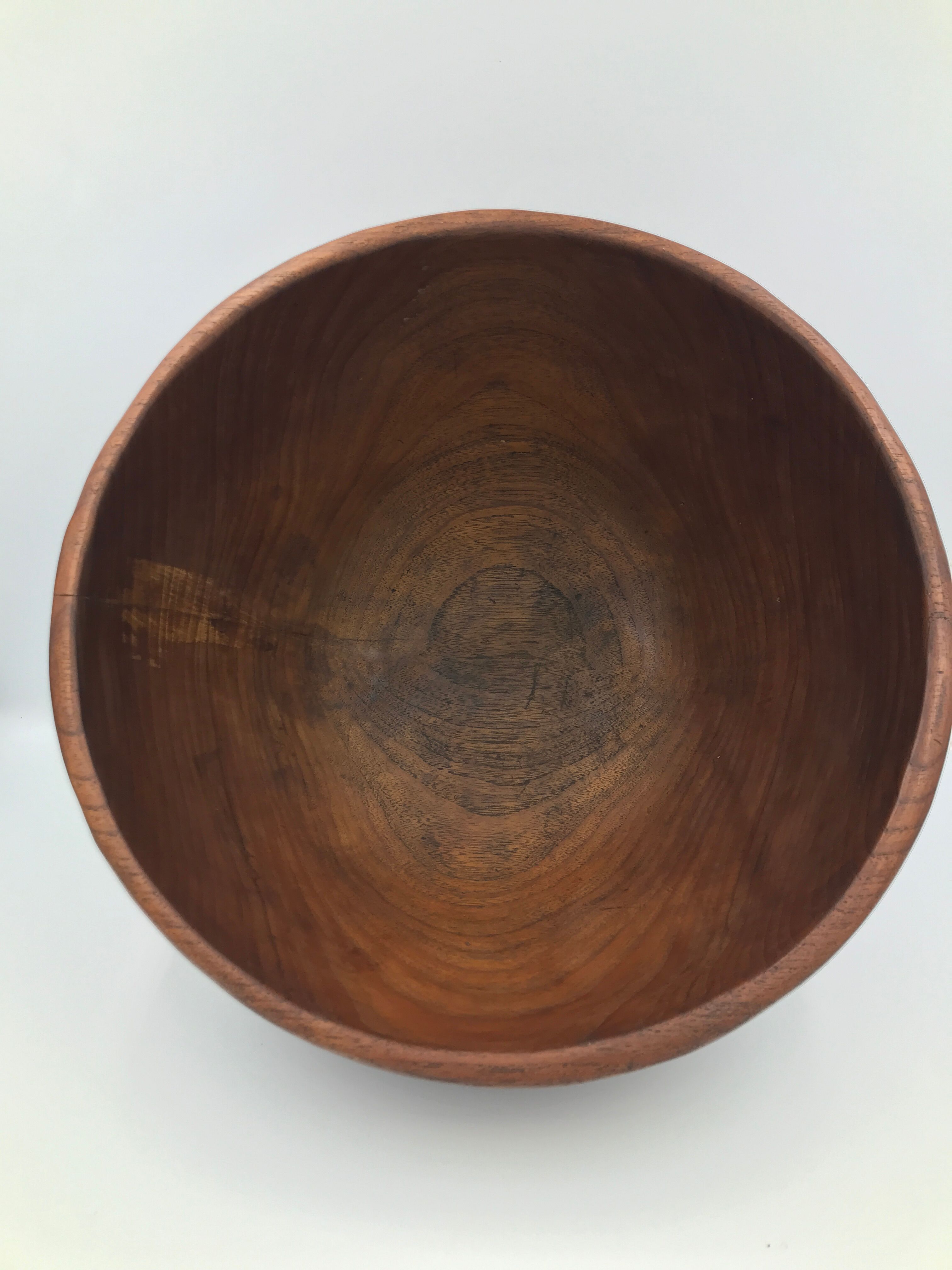 Vintage solid teak wood salad