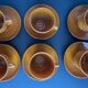 6 coffee cups + saucers