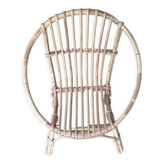 Children's wicker armchair