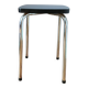 Tabouret formica bleu dur